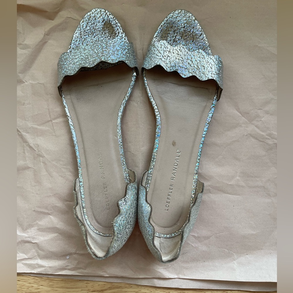 Loeffler randall scalloped sandals